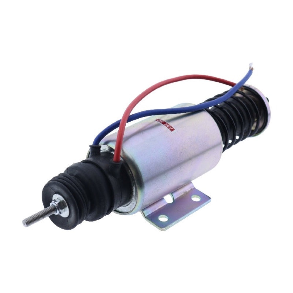24V Shutdown Solenoid Valve 98423938 8112462 fits New Holland Loader FR130 FR160 FR220 FR130.2 FR160.2 FR220.2 Fiat Hitachi Excavator FH120 FH200 FH400